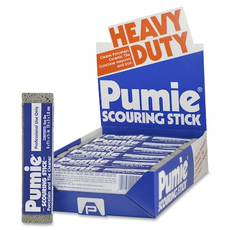 U.S. Pumice Scouring Pumice Stick, 6"x3/4"x1-1/4", Gray, PK 72 UPMJAN12CT